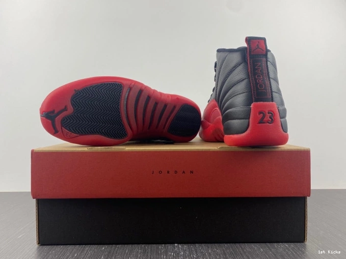 1st Kicks Shoes Game Flu Retro Jordan 12 130690-002 (2016) 0629
